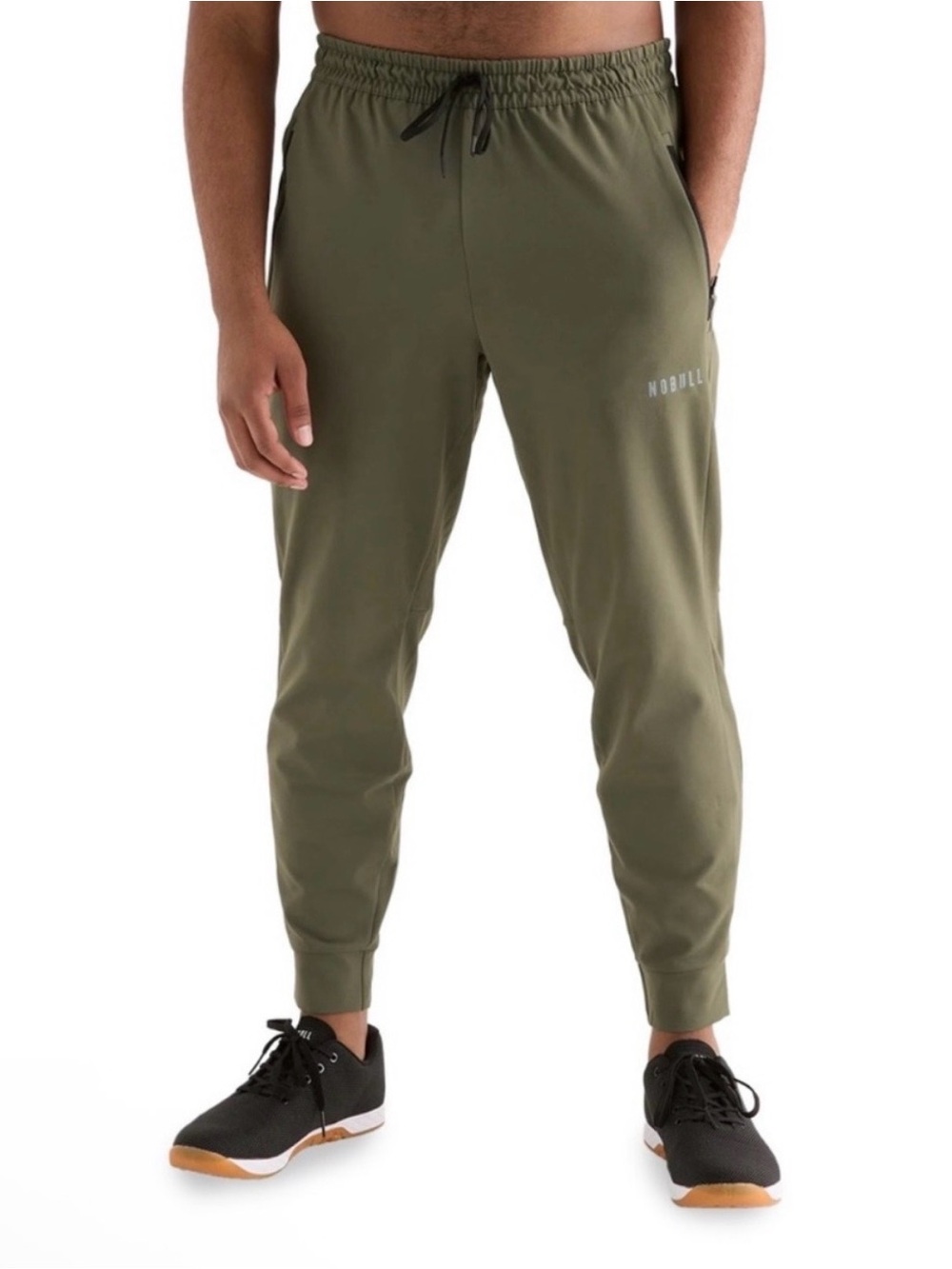 NOBULL Men's Performance Joggers Army Green Olive NWT New With Tags SZ Med